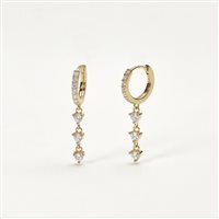 Orecchini Mabina Donna Scintilla in Argento Zircone 563498 - 563498